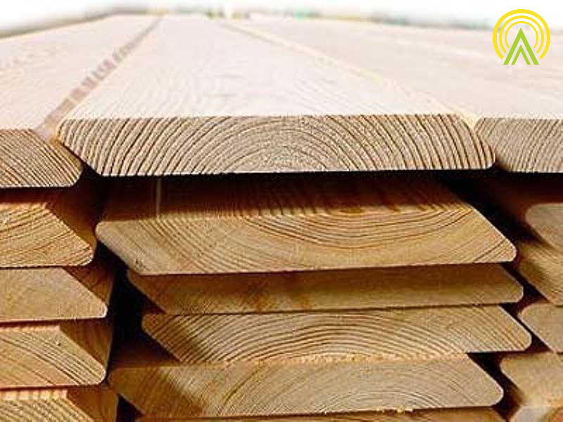 Планкен из лиственницы Скошенный класс Экстра 20x190x4000 мм